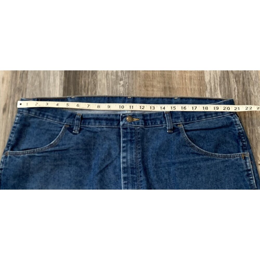 Wrangler Mens Authentic Jeans Sz 42X30 Premium Quality Denim Loose Straight Leg - Picture 5 of 11